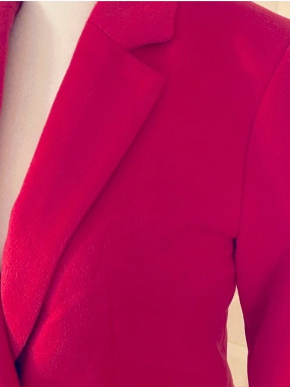 Boston Proper Pink Tailored Wool Coat